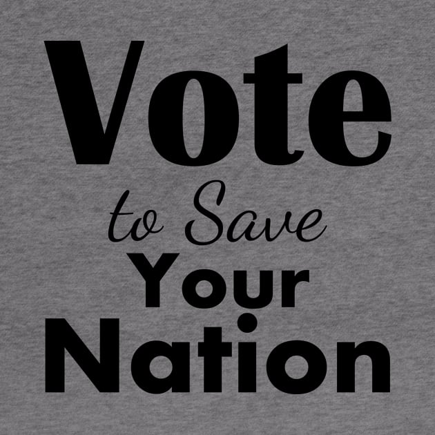 Vote to save your nation by Faishal Wira